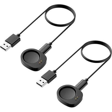 can Dock Charger Compatible with Amazfit T-Rex 3/Balance 2, 3.3ft/1m Magnetic Replacement Charging Stand, Smartwatch Accessories, 2 Pack