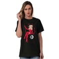 thumbnail image 3 of Cute Betty Boop Devil 8 Ball Cartoon Short Sleeve Women's Graphic Tee Brisco Brands S, 3 of 5