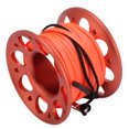 thumbnail image 1 of Fishing Line Reel, 15m Cable  Diving Reel Aviation Aluminum Diving Line with Double Ended Hook for Outdoor Boating Marine Operations, 1 of 7