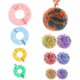 thumbnail image 5 of Zaleonline 8 Stück Pompom Maker 4 Größen Bommel Maker zum Basteln Fluff Ball Weaver Kit Bommelmacher Bommelschablone Fluff Kugel DIY Nadel Handwerk Toolkit para Kinder Erwachsene Ormromra LKX-1289, 5 of 8