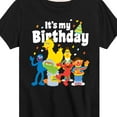 thumbnail image 3 of Sesame Street - Group Its My B Day - Toddler and Youth Short Sleeve Graphic T-Shirt, 3 of 5