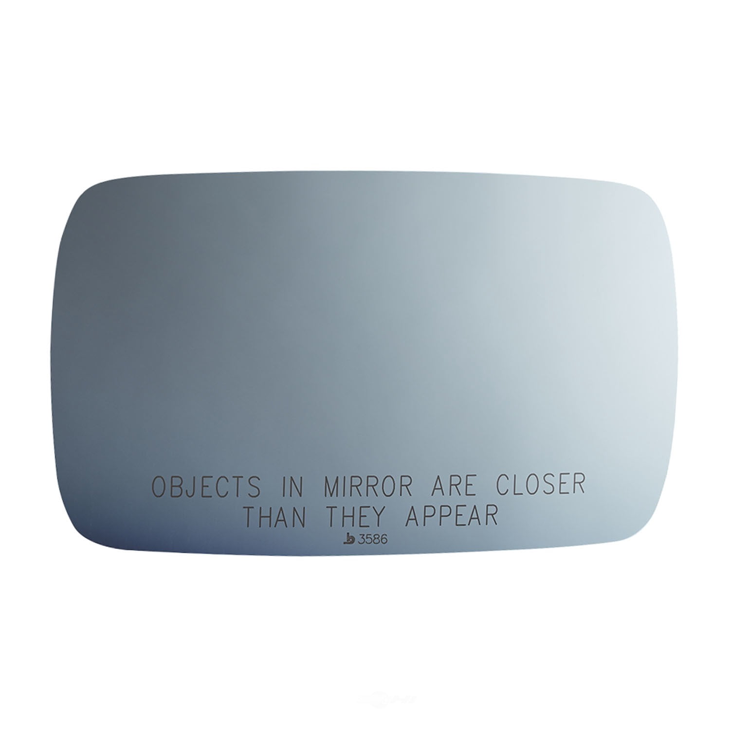 Burco Side View Mirror Replacement Glass - Blue Glass - 3586