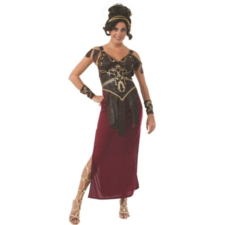 Womens Ancient Glamazon Amazon Maiden Dress Costume