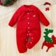 thumbnail image 2 of Mono navideño de manga larga con flores bordadas para bebés, niños y niñas, ropa para recién nacidos, 2 of 5