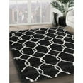 thumbnail image 2 of Ahgly Company Indoor Rectangle Contemporary Cloudy Gray Trellis Area Rugs, 7' x 10', 2 of 6