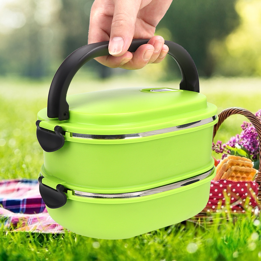 Insulated Food Container, Stackable Portable Thermal Insulation Lunch