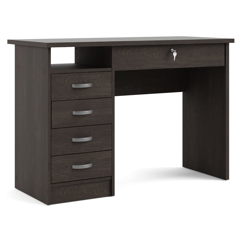 tvilum desk with 5 drawers