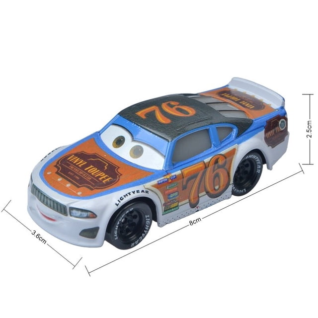 Disney Pixar Cars Lightning McQueen Digital Cars 1:55 Metal Diecast aleación modelo coche de juguete para niños regalo de Navidad Gao Jinjia LED
