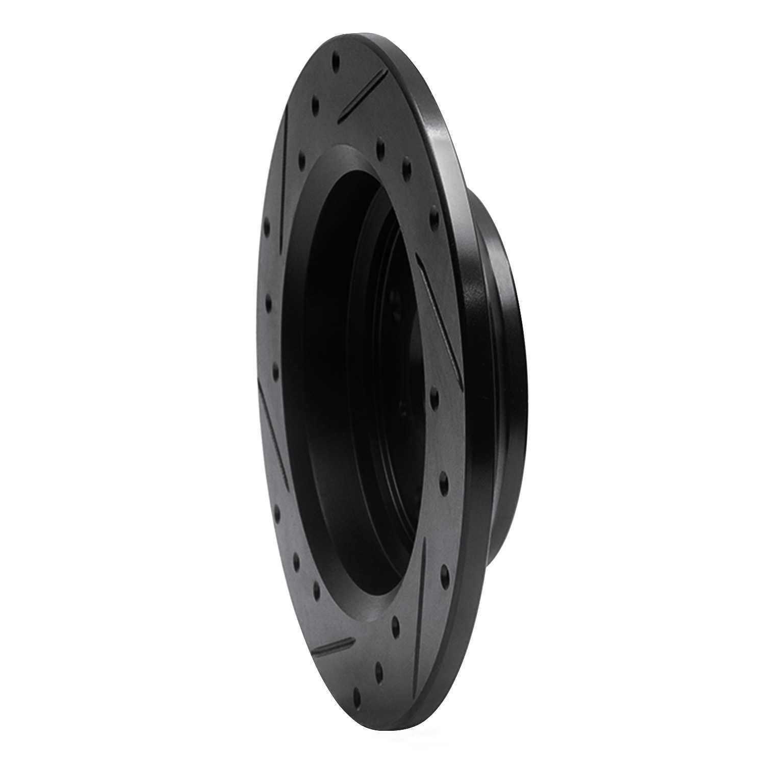 Dynamic Friction Company 633-59013R DFC Brake Rotor - Drilled And Slotted - Black