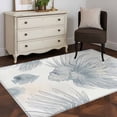 thumbnail image 3 of 2.7'x5' Area Rugs, Beach Coastal Fish Indoor Outdoor Area Rug for Living Room Bedroom, Watercolor Sea Ocean Nautical Washable Bathroom Rugs Kitchen Floor Carpet Mats Home Decor Aesthetic, 3 of 8