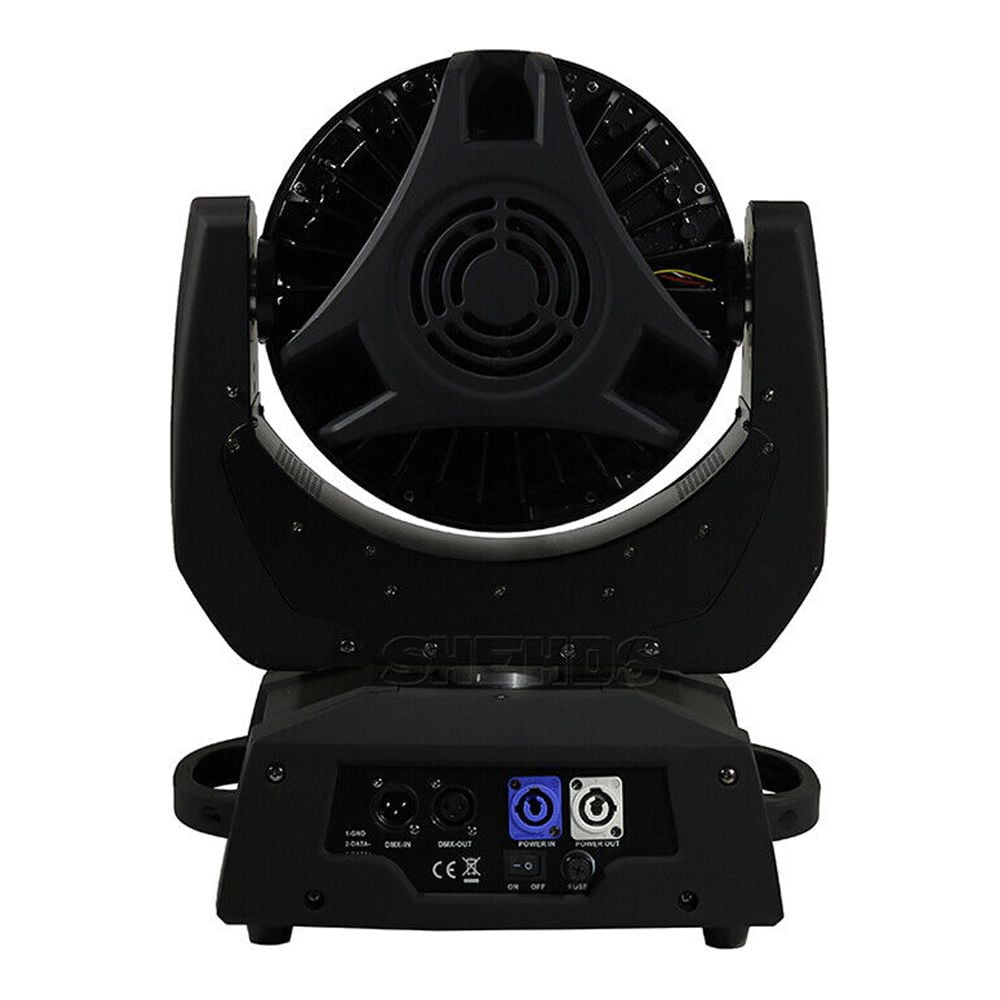 Led DJ Lighting 36-Count 18W LED Wash Moving Head Stage Light 6in1 RGBWA UV With Zoom