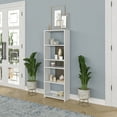 thumbnail image 3 of Ada Home Decor Diosp Multiple Tier Bookcase, Wenge/White, 3 of 7