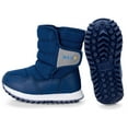 thumbnail image 2 of JAN & JUL Toddlers Warm Mid Calf, Outdoor Winter Snow Boots (Navy, US Size 8.5), 2 of 7