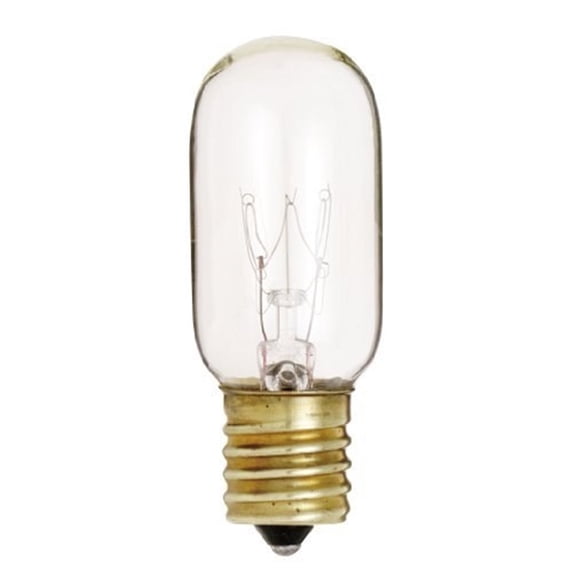 Satco S3908 - 25 watt T8 Incandescent; Clear; 2500 average rated hours; 190 lumens; Intermediate base; 130 volts