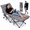 Gray, variant on CuisinSmart Folding Camping Cot,32 " Wide Multi-Position Folding Chaise Lounge Chair with Pillow Mattress & Carry Bag,Portable Bed Sleep Cot for Adults, Home, Office, Beach & Travel