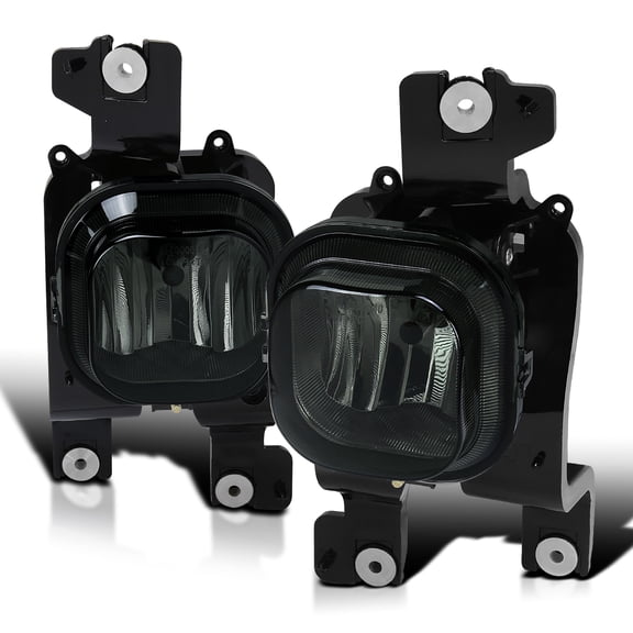 Spec-D Tuning Smoke Fog Lights Compatible with 2008-2010 Ford F-250, F-350, F-450, F-550 Super Duty, L R Pair Assembly