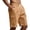 Brown, variant on Men's Pocket Outdoor Sports Casual Loose Cargo Shorts