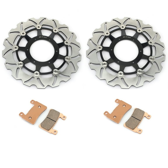 Front Brake Discs Rotors Pads For HONDA CBR 600 F F4i 2001-2007 2002 2003 2004 2005 2006