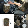 thumbnail image 6 of Jeiento Aesthetic Mushroom Car Seat Covers Front Rear Full Set Steering Wheel Cover Seat Belt Pads Coasters Waste Bin Armrest Cover Cup Holders Rearview Mirror Cover Handbrake Cover Set, 14 PCS, 6 of 7