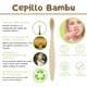 thumbnail image 4 of 50 Cepillo De Dientes Ecológico De Bambú Niños, 4 of 10