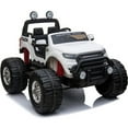 thumbnail image 2 of MotoTec Kids Monster Truck 4x4 12v Ride On White (2.4ghz Remote Control), 2 of 16