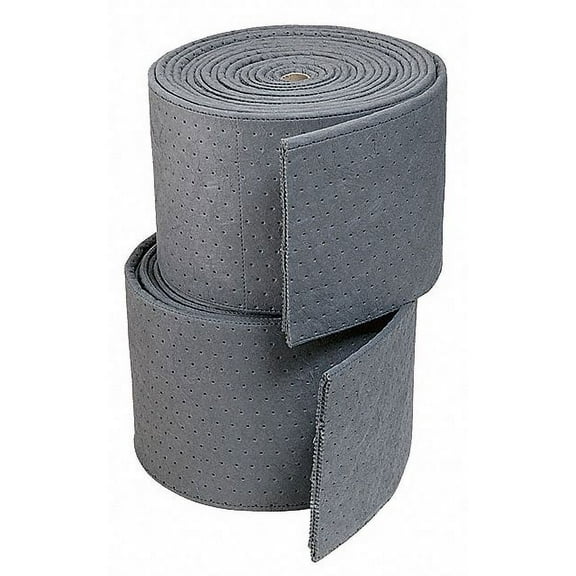 Pig 50 ft. Absorbent Roll, Fluids Absorbed: Universal, Heavy, 26.5 gal., 2 PK