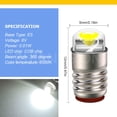 thumbnail image 4 of Ruiandsion 25-Pack E5 E5.5 COB Mini LED Bulb, 6V 0.01W 80LM 6000K Daylight for Model Train Lighting Railway Hobby DIY Scenery Replacement Lamp Indicator, 4 of 9