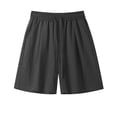 thumbnail image 5 of Yaoyar Wide Leg Linen Shorts for Men Elastic High Waisted Pleated Loose Casual Comfy Shorts, 5 of 7