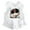 AB34 White3, variant on Bainana 2 Pieces Outfit Set For Girls Toddler Cartoon Print Sleeveless Hoodie Tops And Shorts Set Lightweight Breathable Infant Girls Summer School Play Party Outfits Size 18-24 Months Grey1