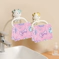 thumbnail image 6 of 6PCS Dish Towels and Dish Cloths Reuseable Dishcloths Sets for Washing Dishes, Cooking, Baking Size 11" x 11" Dog Paw Prints and Bows, 6 of 9