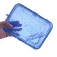thumbnail image 4 of Tapas elásticas de silicona reutilizables para ollas y recipientes, 6 o 12 unidades, para mantener la comida fresca, envoltura elástica, utensilios de cocina, 12 unidades cuadradas azules, 4 of 6