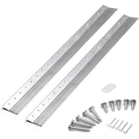 

French Cleat Hanger 18 Inch - Bulk Pack 10 Pairs - Picture Mirror Whiteboard or Headboard Wall Mounting Brackets - Z Bar Hanger Supports 90lbs