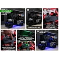 thumbnail image 6 of LEDGlow 12pc Million Color SMD LED Golf Cart Underbody Underglow Lighting Kit with Canopy. Wheel Well & Interior Lights, 6 of 10