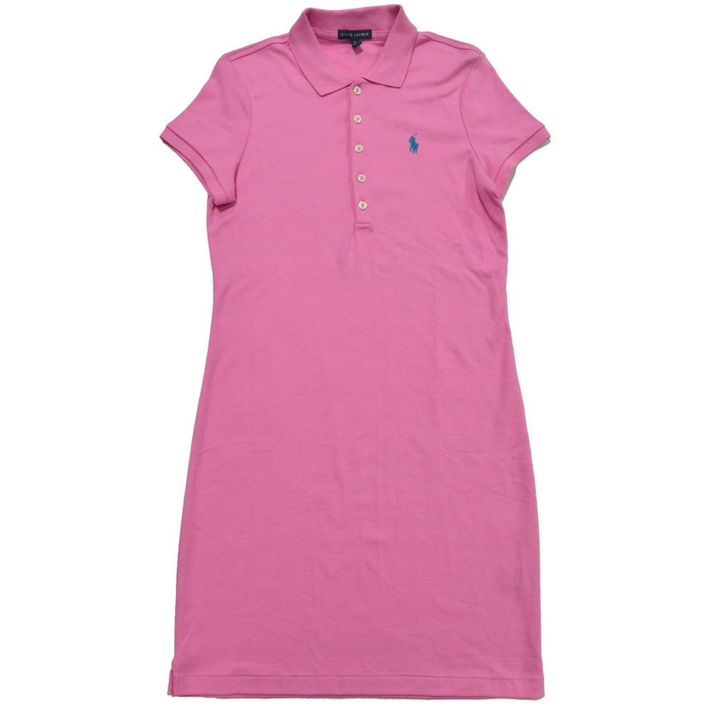 Polo Ralph Lauren - Polo Ralph Lauren Women's Interlock Dress (L, Pink Aqua Pony) - Walmart.com 