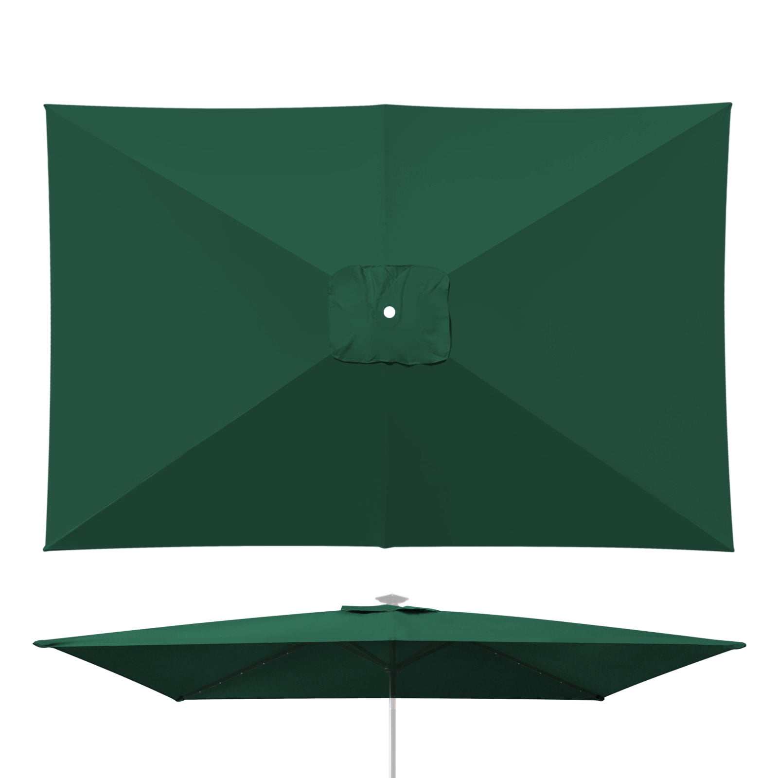 YardGrow 10'x6.5' Outdoor Patio Umbrella Replacement Canopy for 6 Ribs