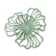 thumbnail image 4 of Decoración de pared de metal, flor decorativa de pared, estilo moderno, adorno floral de pared Verde Pequeño, 4 of 9