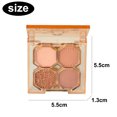 thumbnail image 2 of Paleta de sombras de ojos para maquillaje diario, ultradifuminables, mate, con brillo y tonos resplandecientes., 2 of 6