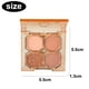 thumbnail image 2 of Paleta de sombras de ojos para maquillaje diario, tonos ultramezclables, mate, brillantes y brillantes., 2 of 6