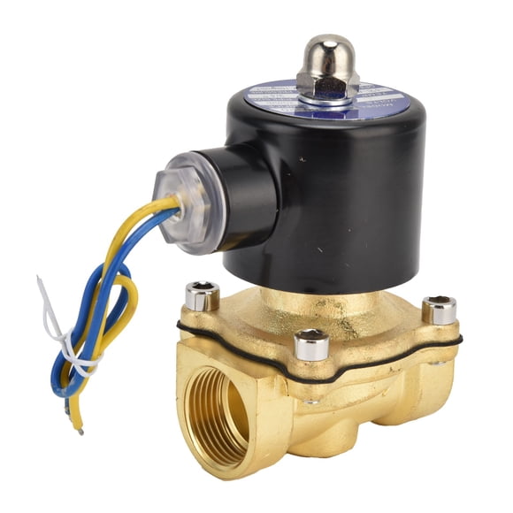 Solenoide 2W-200-20 G3/4in Válvula Solenoide Latón Válvula Solenoide Eléctrica Normalmente Cerrada Para Agua Aire Gas