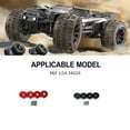 thumbnail image 6 of Fearlessin Aluminum Alloy Wheel Hex Hub Adapter For 1/14 MJX Hyper Go 14209 14210 Full Alloy Wheel Hex Hub Red, 6 of 6
