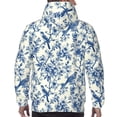 thumbnail image 5 of Hoodies for Men - Vintage Floral Birds Long Sleeve Comfrt Men'S Fashion Hoodies & Sweatshirts, Sweatshirts for Men Hoodies Pullover Clothing Clothes with Pouch, 5 of 7