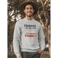thumbnail image 2 of Exercise And Bacon Design Sweatshirt Men -GoatDeals Designs, Male 4X-Large, 2 of 4