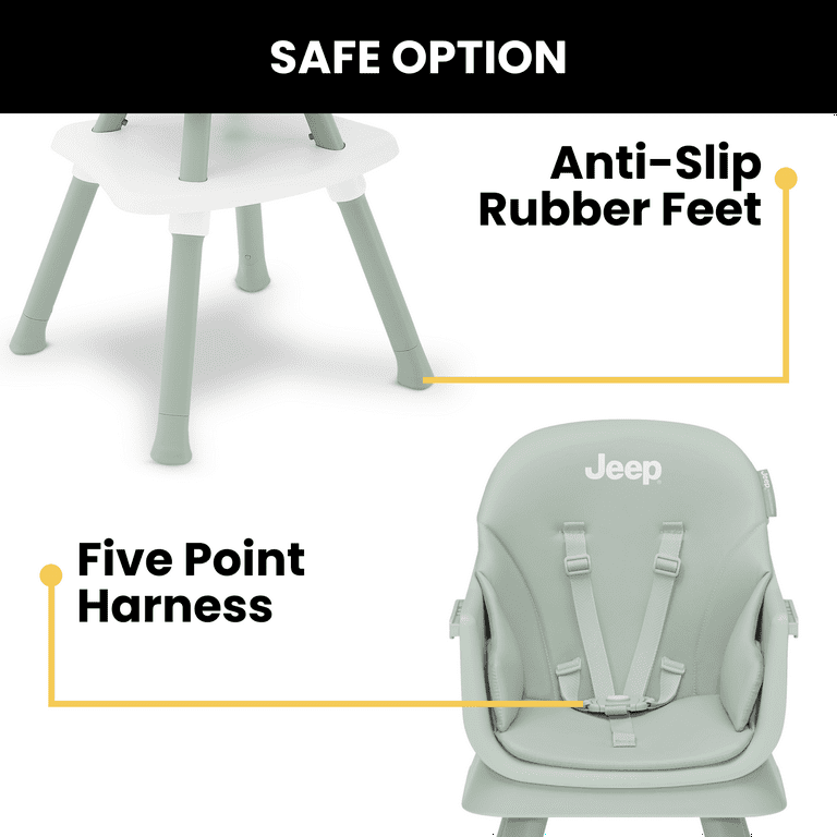 Jeep Milestone 6-in-1 High Chair by Delta Children High Chair