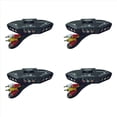 thumbnail image 1 of 4X 3-Way Audio Video AV Switch Selector Box Splitter Switch W/ Cable for TV X-Box DVD Player Devices Switch, 1 of 5