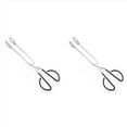 thumbnail image 1 of 2X Pinzas de Cocina de Acero Inoxidable Pinzas de Tijera Extra Largas con Manejar Cómodo para Asar una la Parrilla, 1 of 5