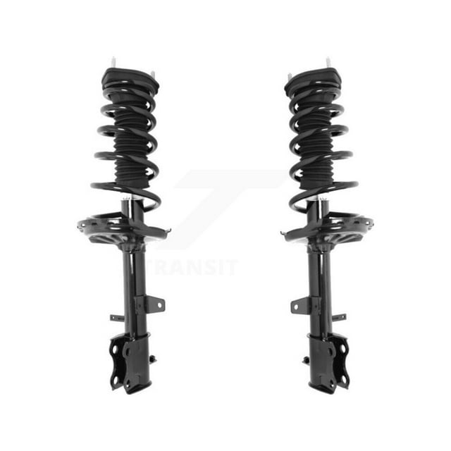 Transit Auto Rear Complete Suspension Shocks Strut and Coil Spring Mount Assemblies Kit for Car Toyota Highlander Venza Excludes Front Wheel Drive AWD - Left Right Side (Driver Passenger) K78A-100292
