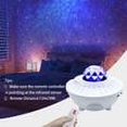 thumbnail image 4 of Proyector LED con atenuador de 21 patrones, lámpara de cielo estrellado, efecto de onda de agua, luz nocturna, lámpara de noche blanca, 4 of 8