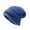 Blue-1, variant on WREESH Women's Fall Winter Knitted Beret Thickened Warm Hat, Versatile Knitted Hat Show Face Small Artist Hat Beige