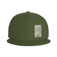 thumbnail image 2 of Unisex Adjustable Snapback Hat Army Digital Camouflage Hip Hop Baseball Cap Flat Bill Brim Dad Hats, 2 of 7