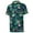 Flamingo Navy, variant on Mens Polo Shirt Short Sleeve Floral Golf Shirt Dry Fit Printed Performance Moisture Wicking Collared Polo Shirt Flamingo Blue MPO04 L